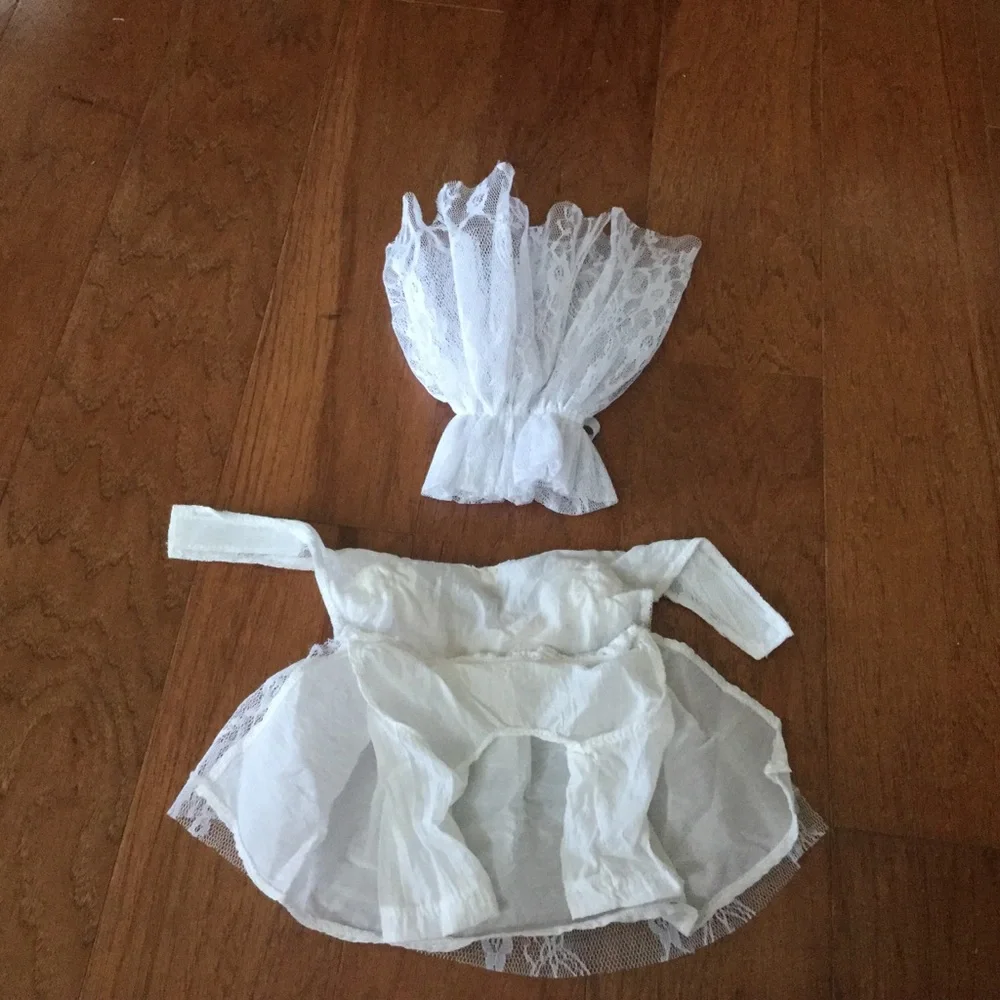 New XS Dog Wedding Bride Halloween Costume Dress Up October Fall Puppy